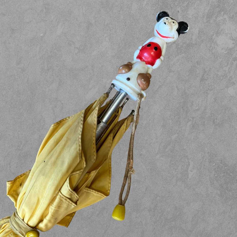 Disney Rare Vintage Disney Mickey Mouse Umbrella - image 2