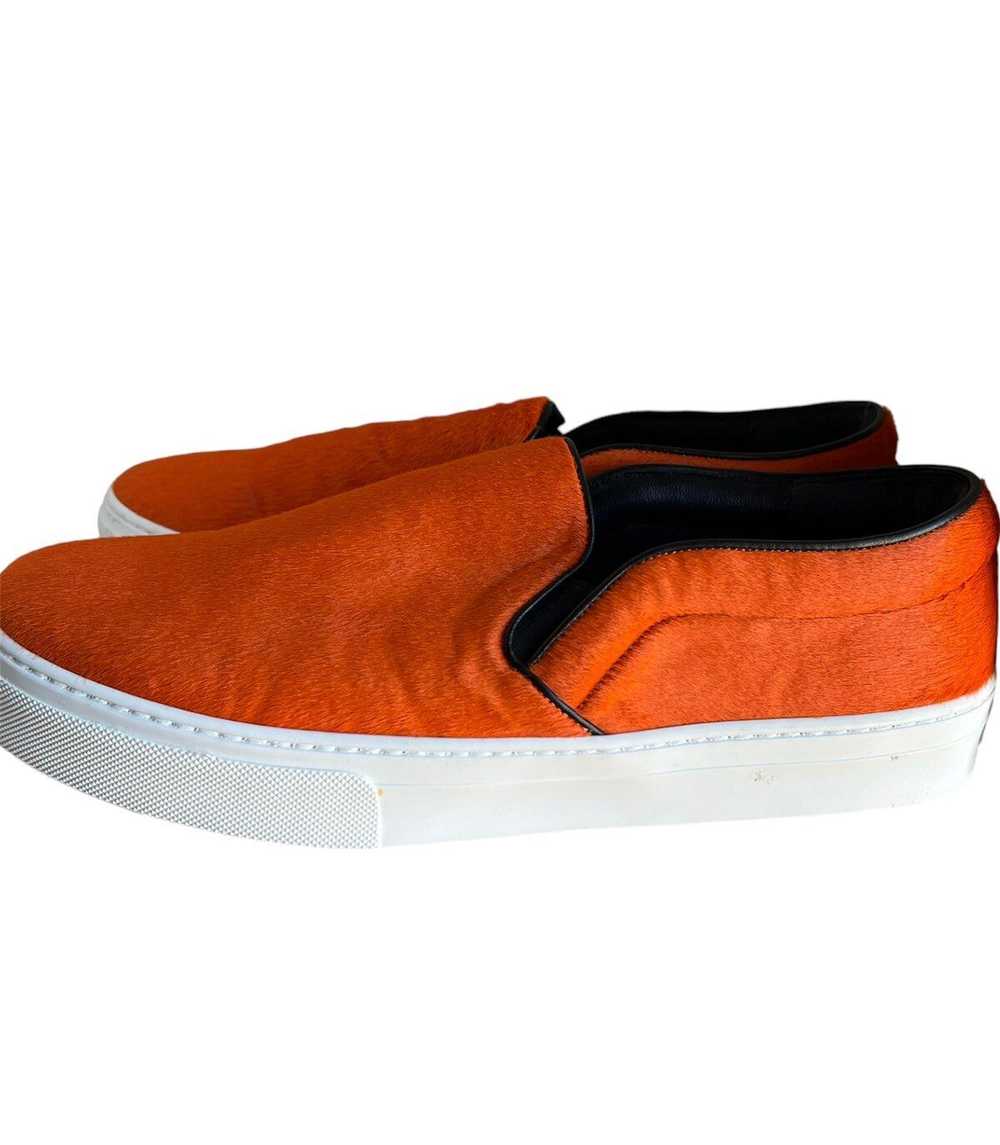 Celine Orange Pony Fuzzy Loafers - image 2