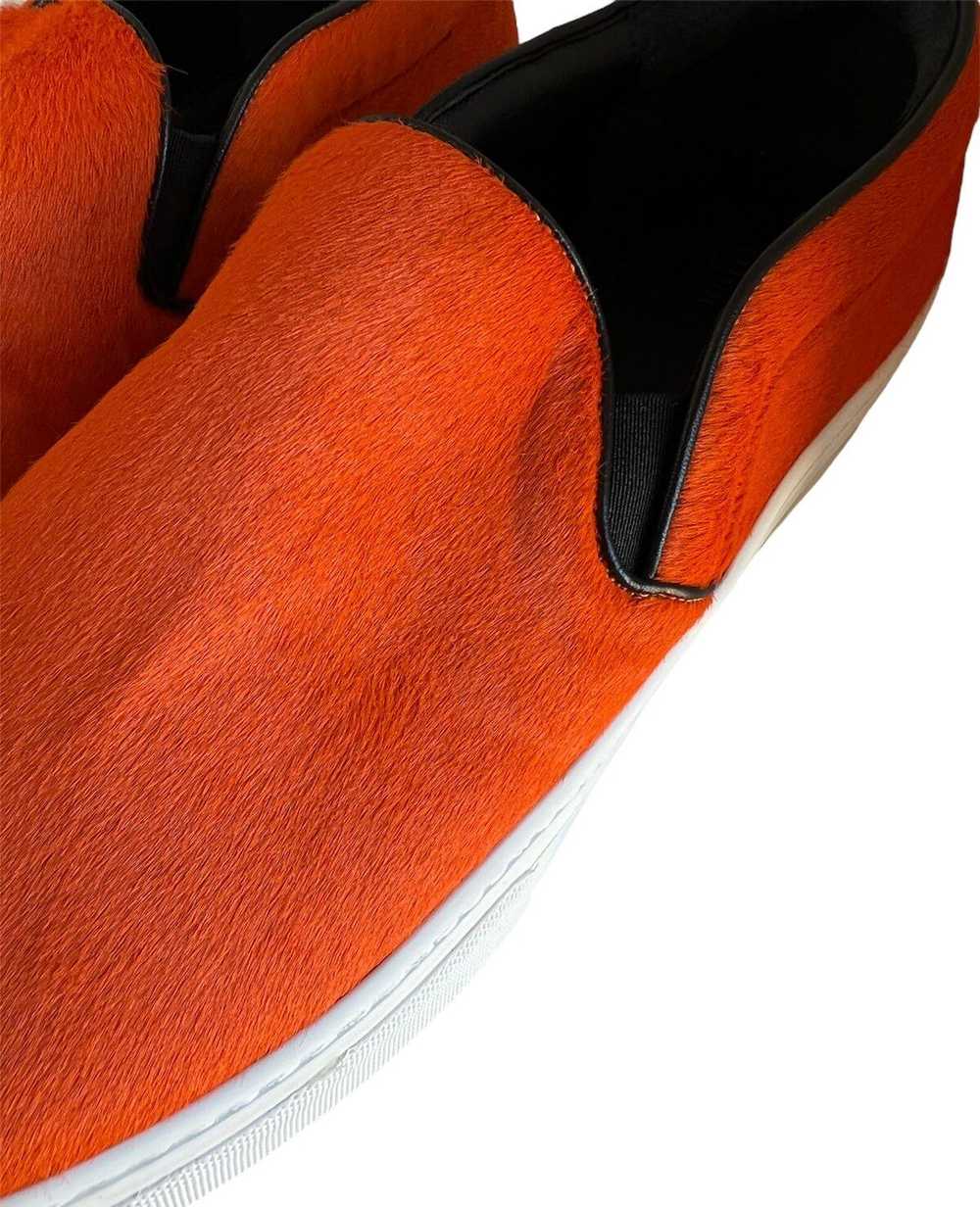 Celine Orange Pony Fuzzy Loafers - image 4