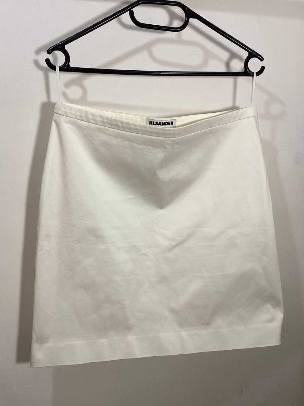 スカート Jil Sander FW24 White organdy skirt (J01MA0144J45014 100) Jil Sander Panelled Flared Midi Skirt | White | FARFETCH