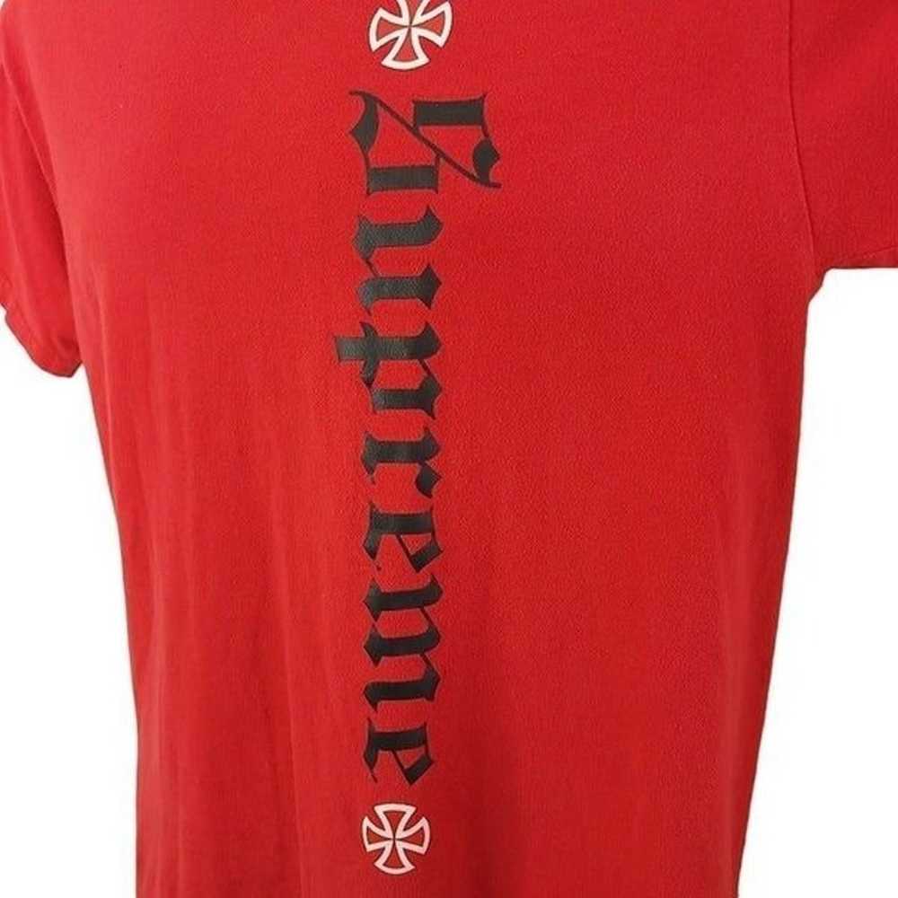 Supreme T Shirt Independent Old English Script St… - image 2