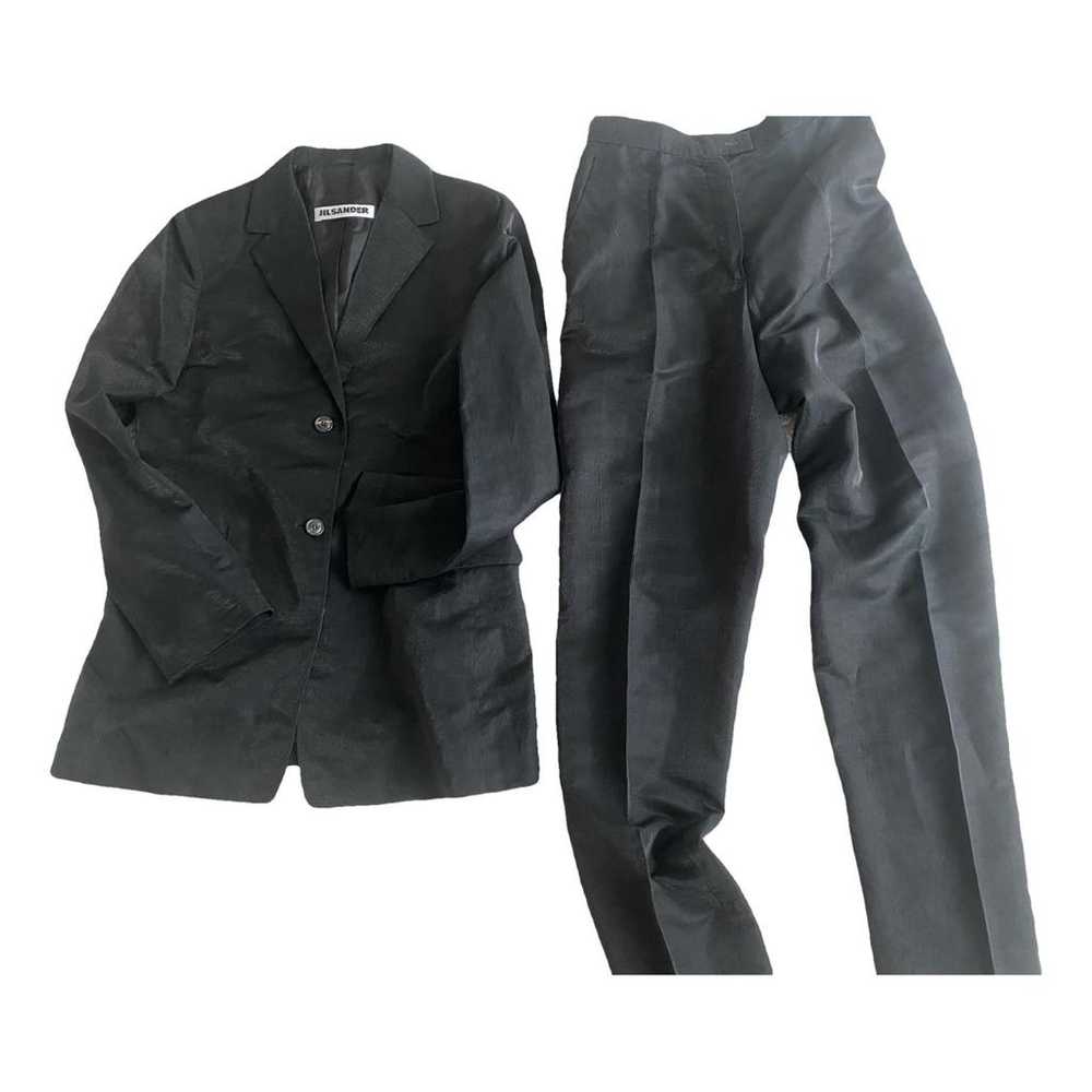 【関税＆送料込み】Jil Sander Black Linen Jacket 関税＆送料込み】Jil Sander Black Linen Jacket JIL SANDER