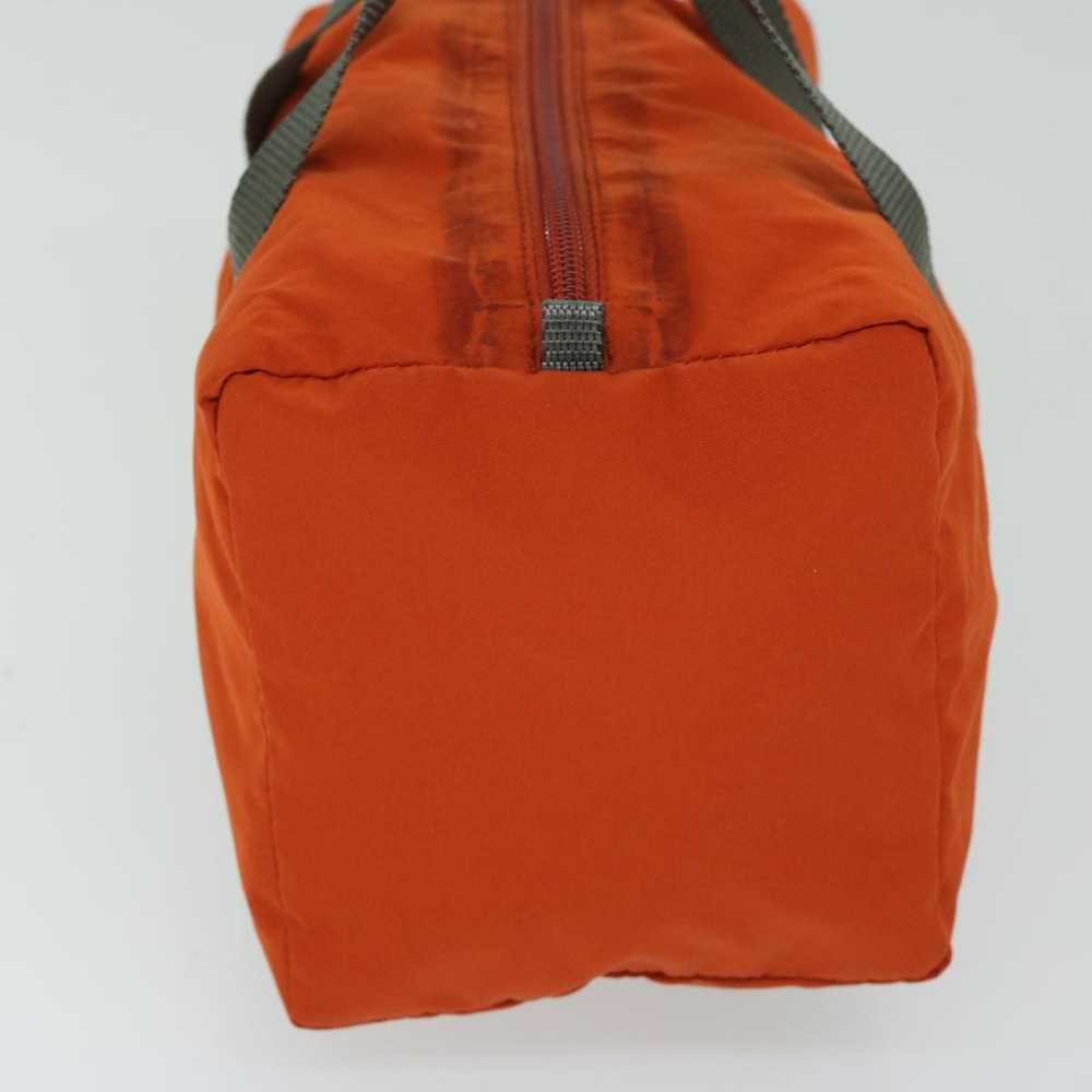 Prada PRADA Sports Hand Bag Nylon Orange Auth hk1… - image 3