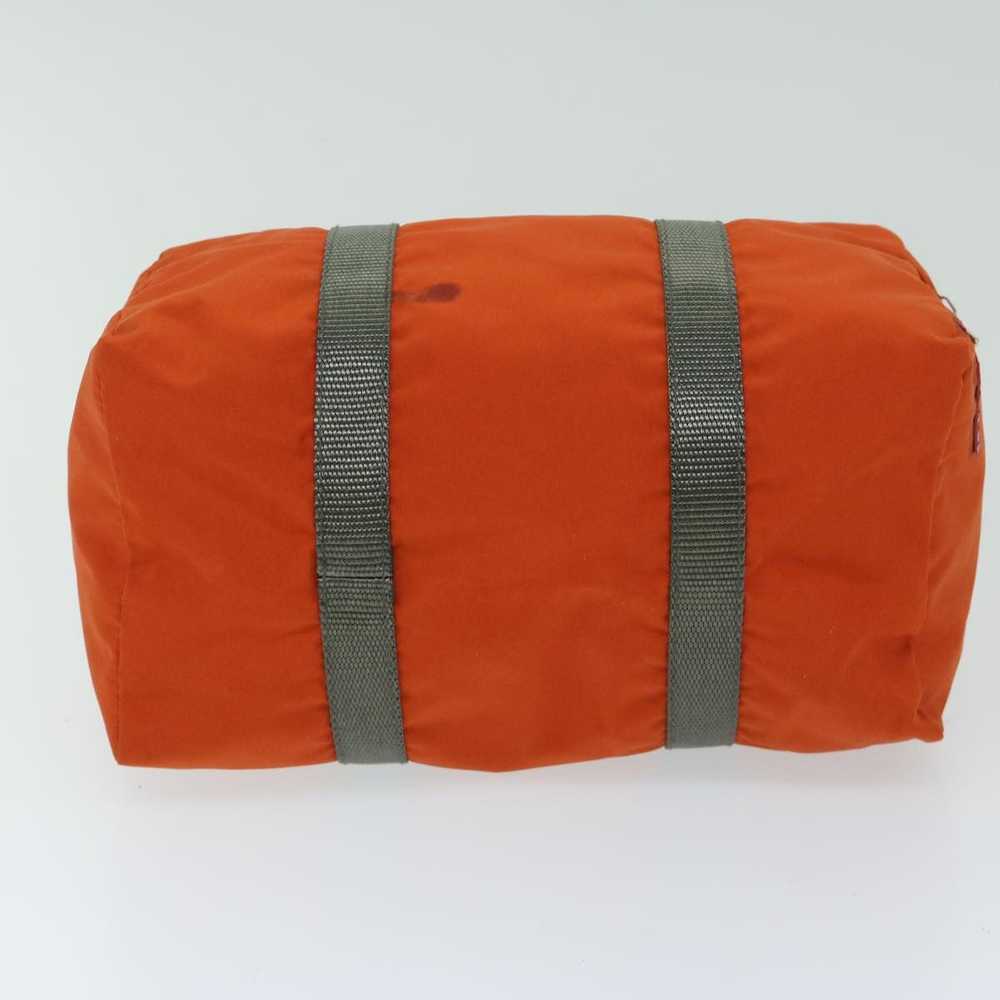 Prada PRADA Sports Hand Bag Nylon Orange Auth hk1… - image 5