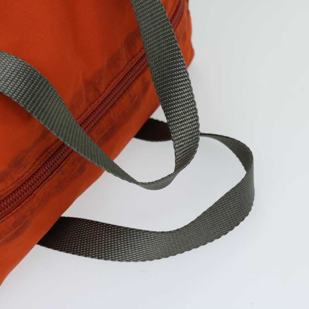 Prada PRADA Sports Hand Bag Nylon Orange Auth hk1… - image 7