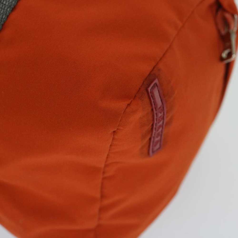 Prada PRADA Sports Hand Bag Nylon Orange Auth hk1… - image 8