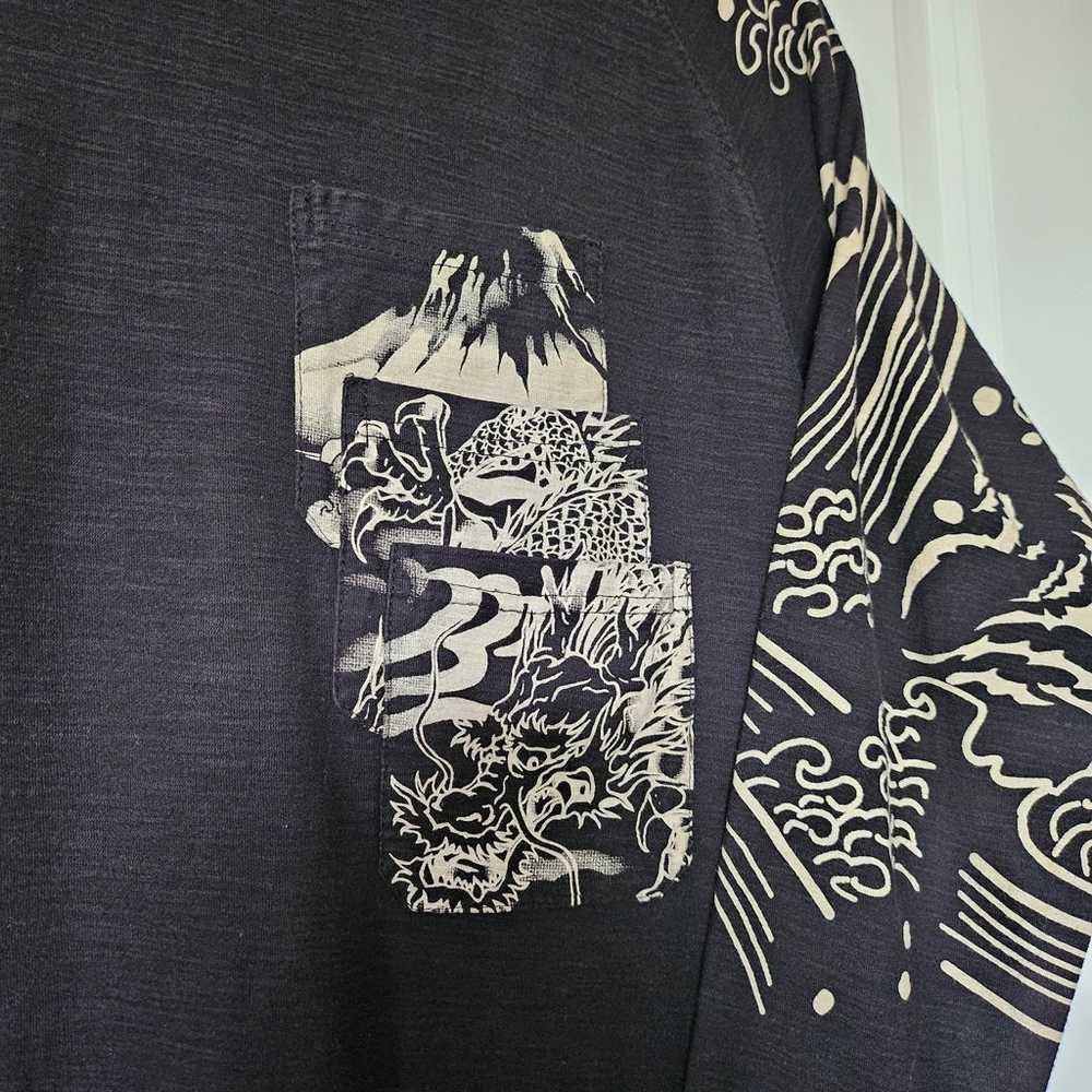 Rare Japanese Brand Sukajan 3 Pocket T Shirt Embr… - image 2