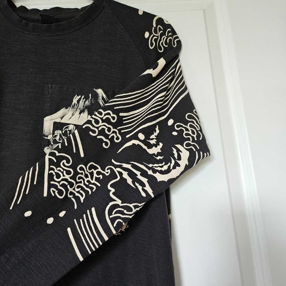 Rare Japanese Brand Sukajan 3 Pocket T Shirt Embr… - image 4