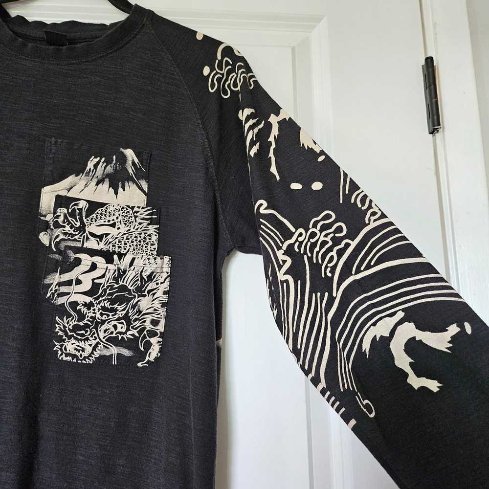 Rare Japanese Brand Sukajan 3 Pocket T Shirt Embr… - image 5