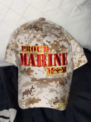 Camo × Marine × Military Proud Marine Mom Military
