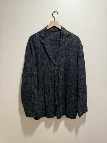 Issey Miyake Issey Miyake Black Ripple Jacket