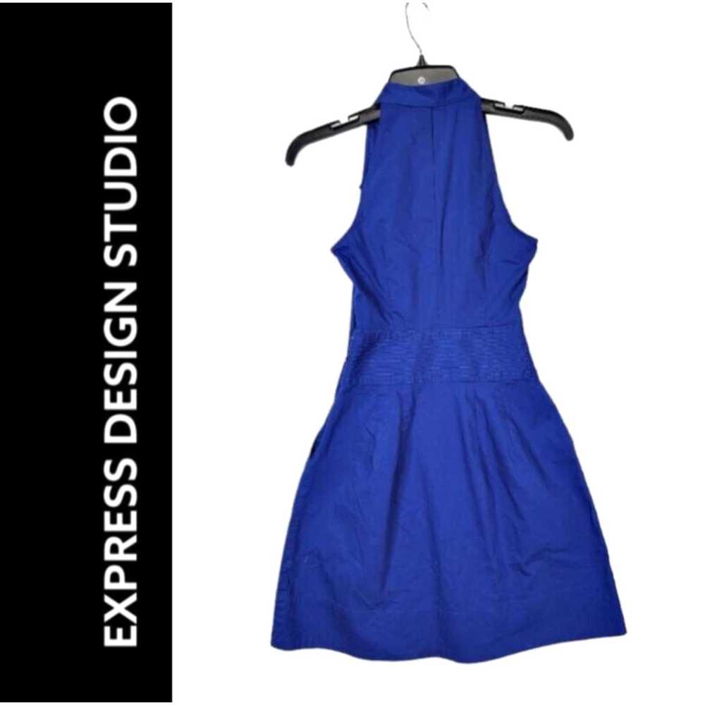 Express Express Design Studio Dress Size 0 Blue W… - image 2