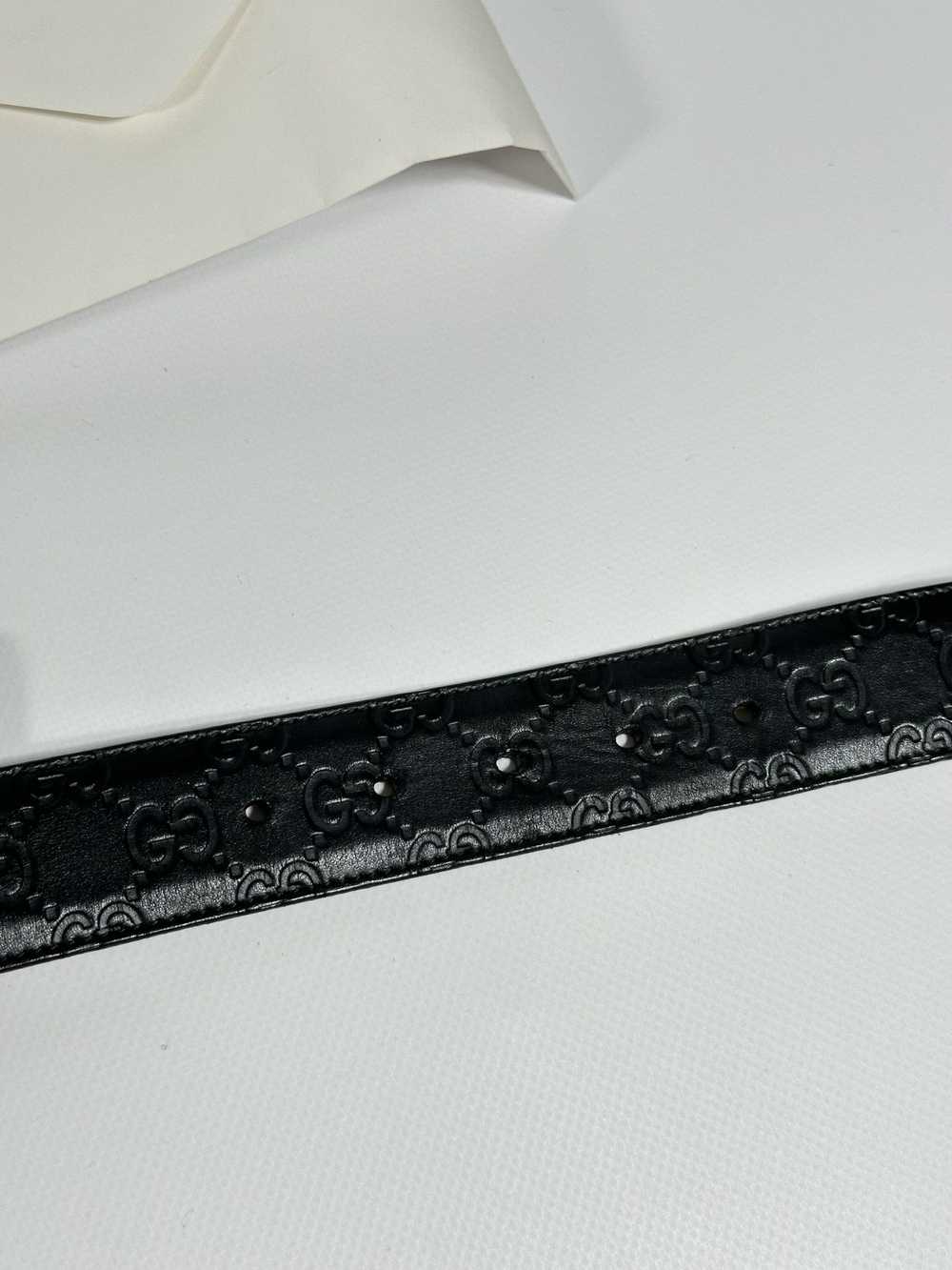 Gucci Gucci Belt Guccissima Monogram Black Leathe… - image 7