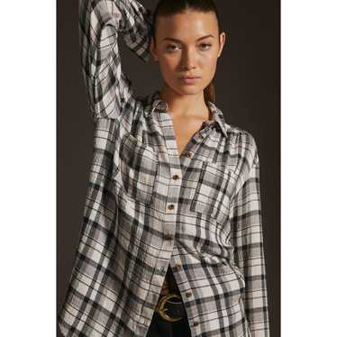 Pilcro by Anthropologie Relaxed Flannel Shirt Wome