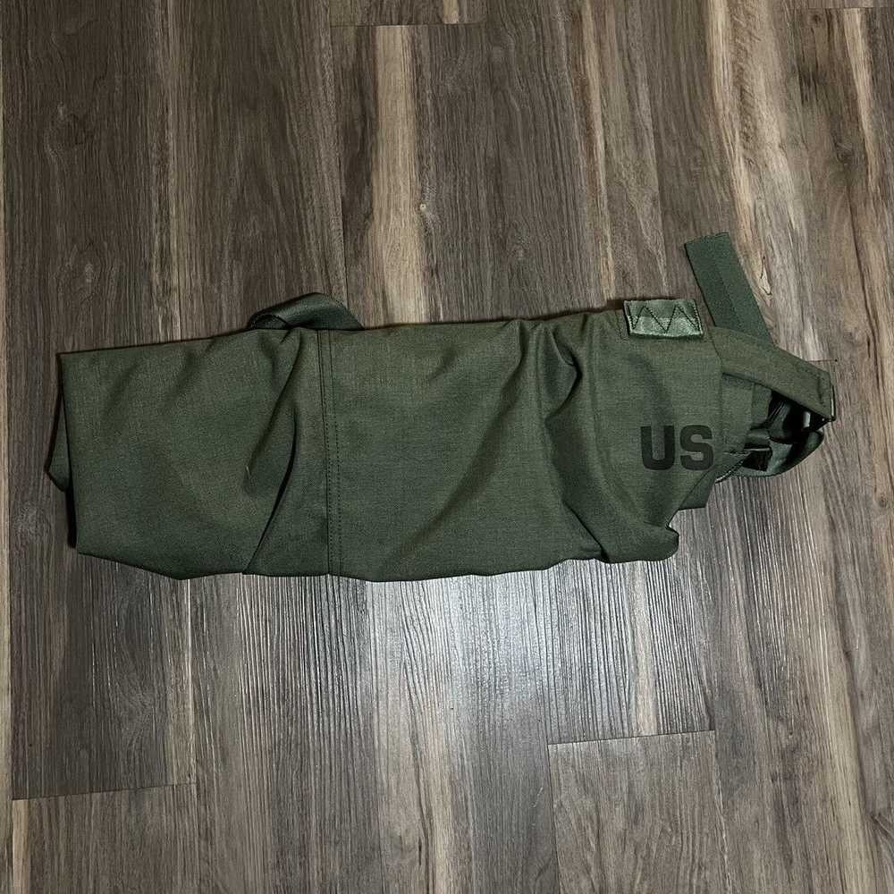 Military × Rare US Military Canvas Duffle Bag Gre… - image 4