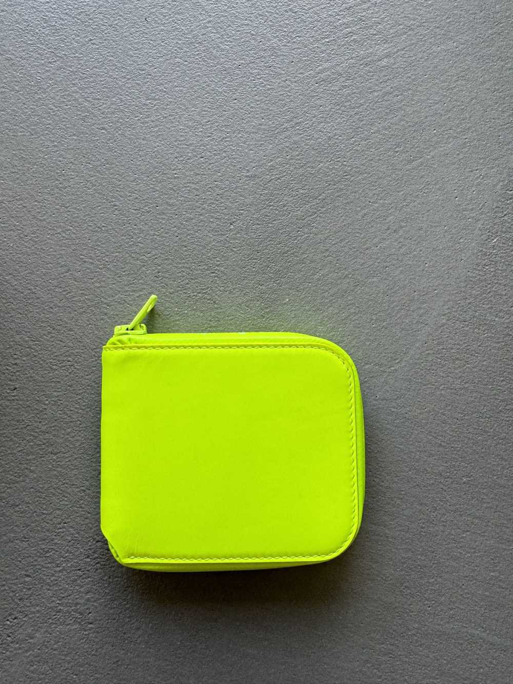 Acne Studios Acne Studios Neon Yellow Zip Wallet - image 4