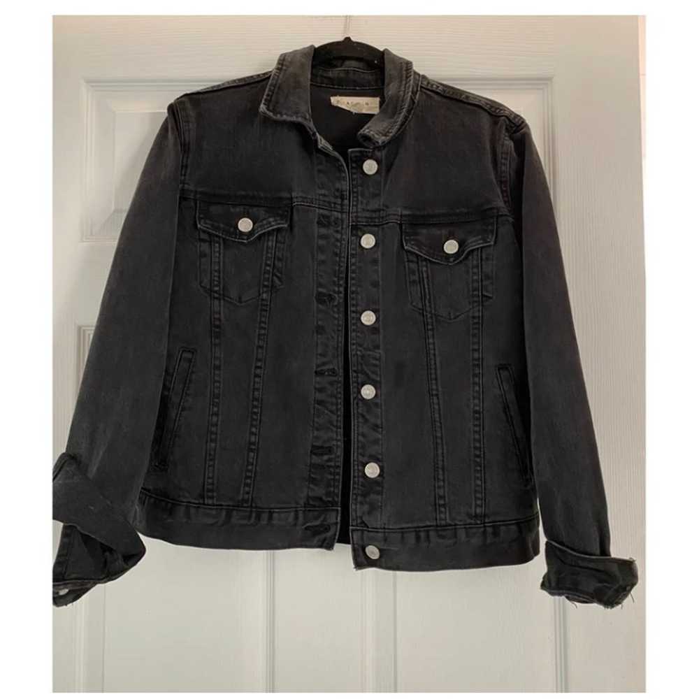 PACSUN BLACK JEAN JACKET SMALL - image 5