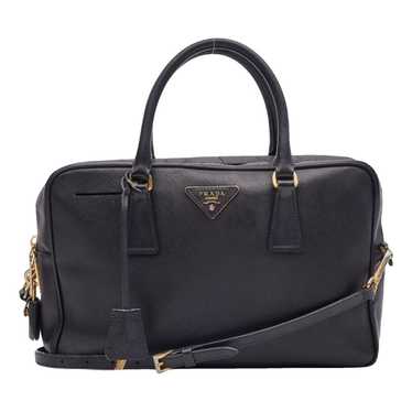 【N】SS2000 PRADA leather bowling bag Prada Ostrich Leather Bowling Bag SS 2000 - OS – WEDEMPIECES