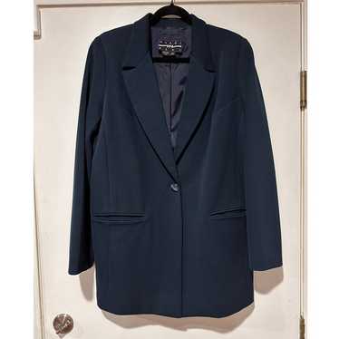 Margi Kent Dark Blue Blazer Plus Size 16 Fully Li… - image 1