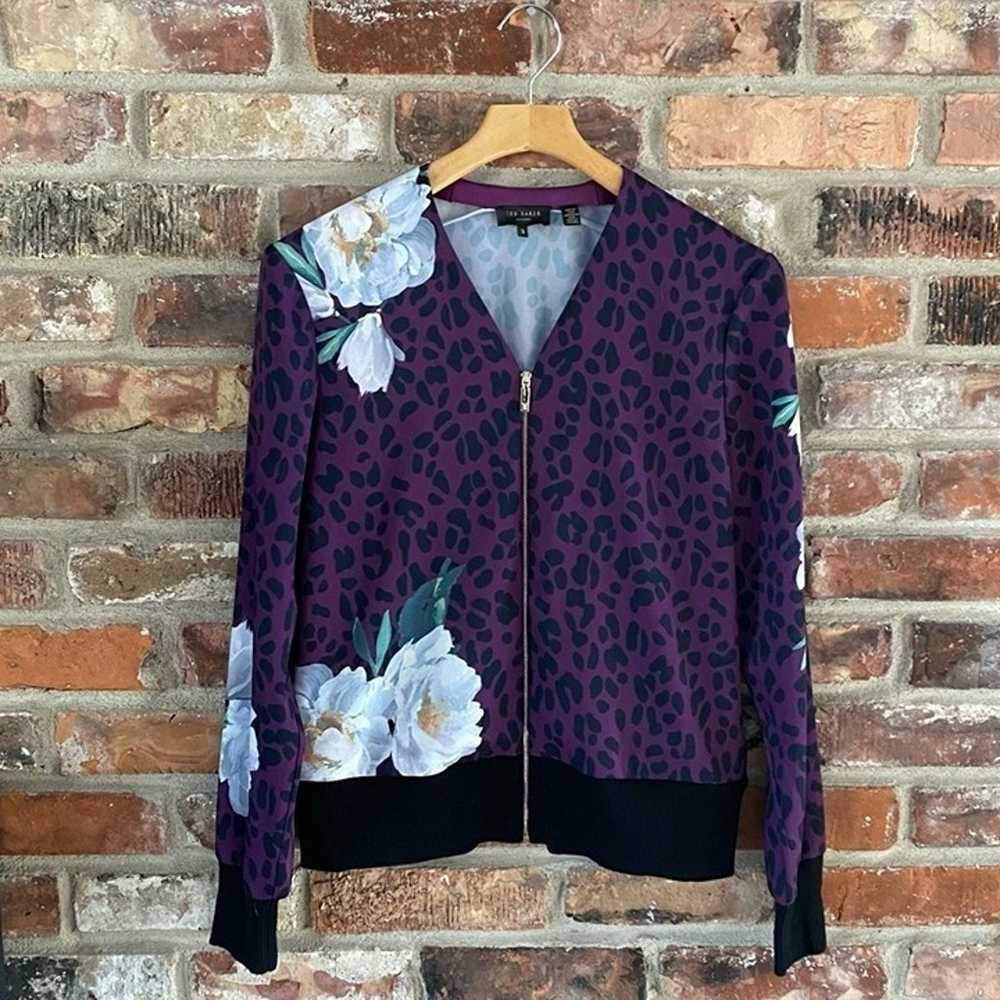 Ted Baker Willow Wilderness Floral Print Bomber J… - image 3