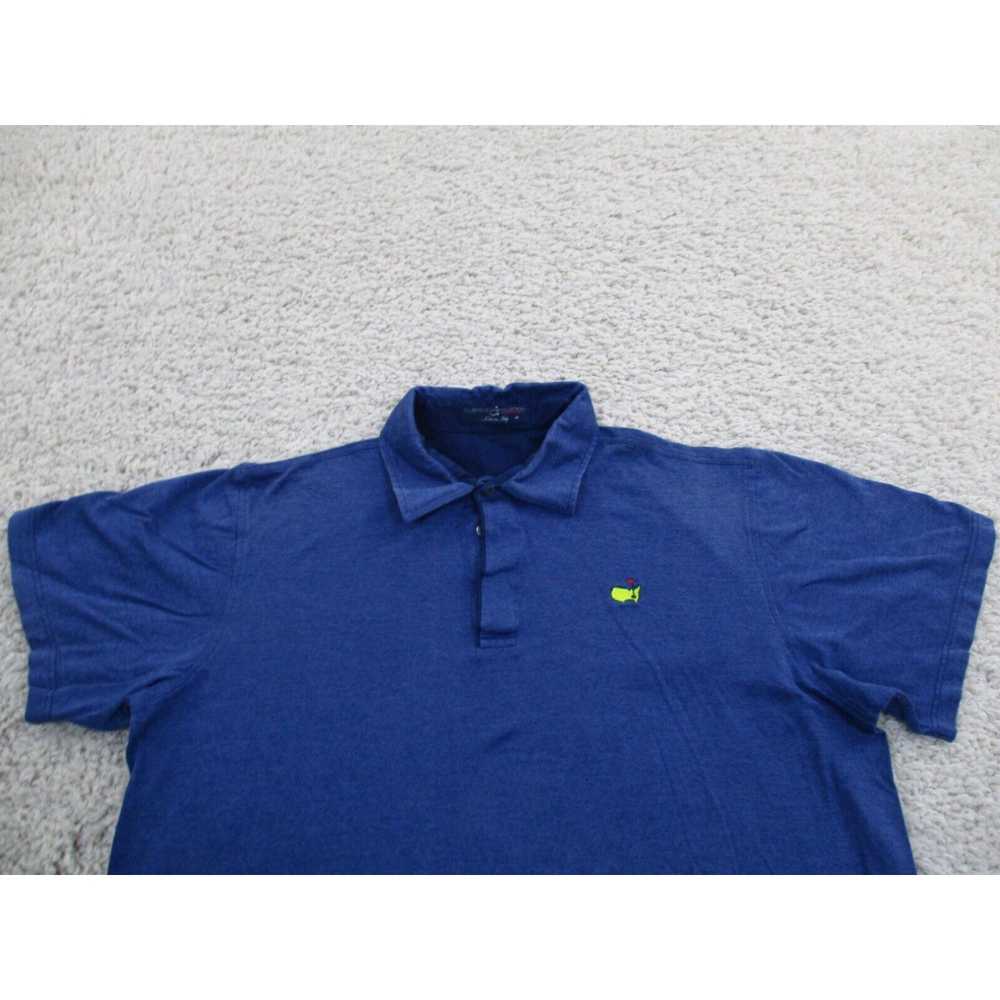Vintage Masters Shirt Men Medium Blue Polo Golfer… - image 2