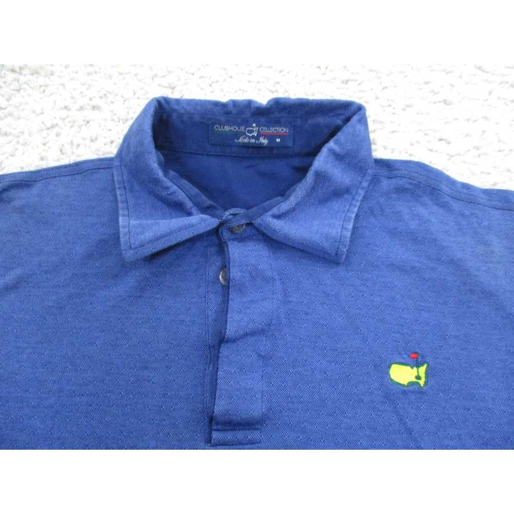 Vintage Masters Shirt Men Medium Blue Polo Golfer… - image 3
