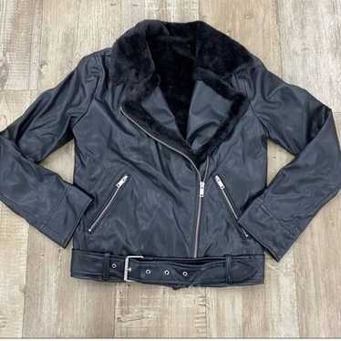 n:PHILANTHROPY Black Faux Leather Jacket