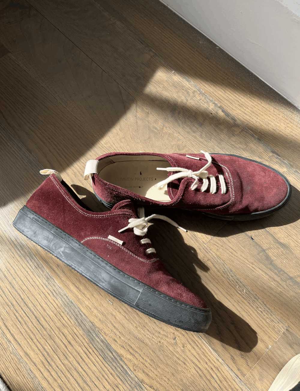Common Projects Common Projects Suede Four Hole - image 1