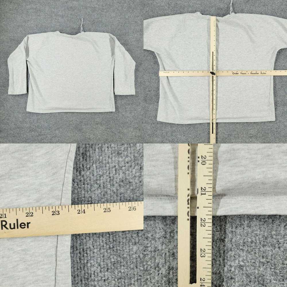 Zara Zara Sweatshirt Women Small Gray Trafaluc Pu… - image 4