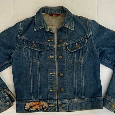 Vtg 70s LEE 101-J Denim Jacket Chore Work Riders … - image 1