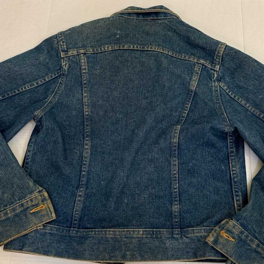 Vtg 70s LEE 101-J Denim Jacket Chore Work Riders … - image 8