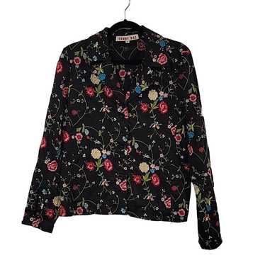 Johnny Was Embroidered Cropped Blazer