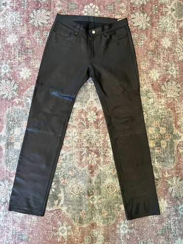 Acne Studios Black Waxed Denim Jeans