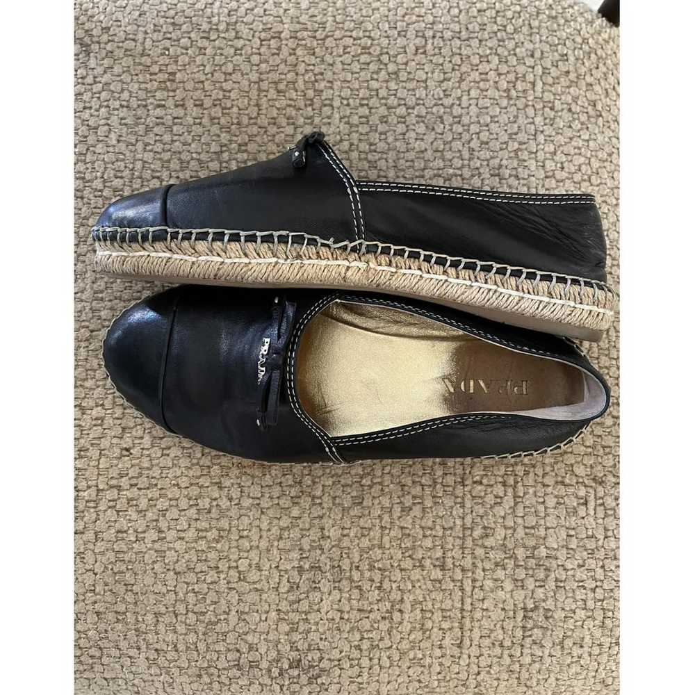 Prada Leather espadrilles - image 2