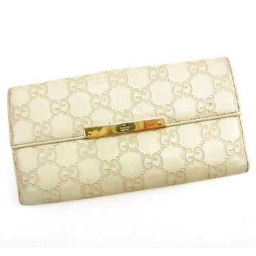 gucci Long Wallet W Hook Guccisima Off-White Leat… - image 1