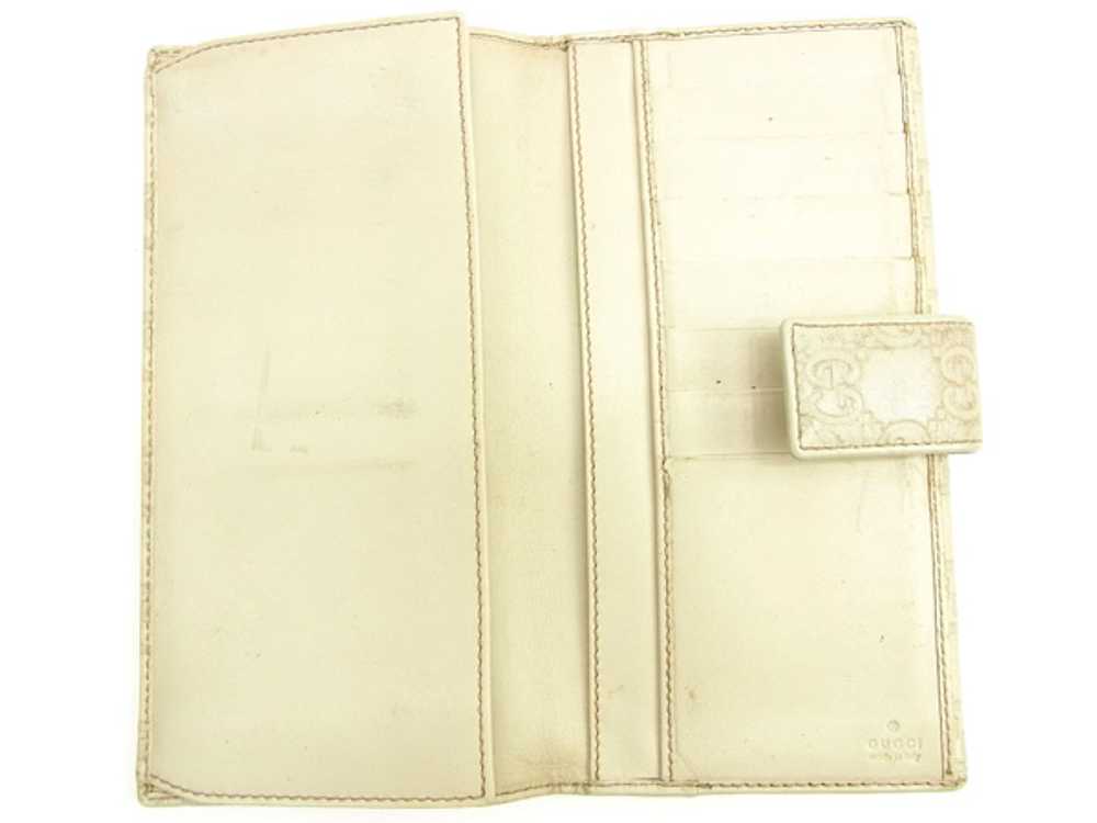 gucci Long Wallet W Hook Guccisima Off-White Leat… - image 3