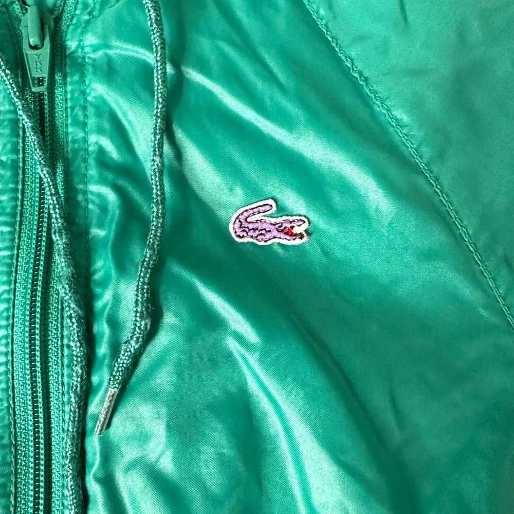 Lacoste Vintage Lacoste Jacket Boys Medium Green … - image 3