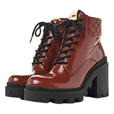 Gucci Leather biker boots