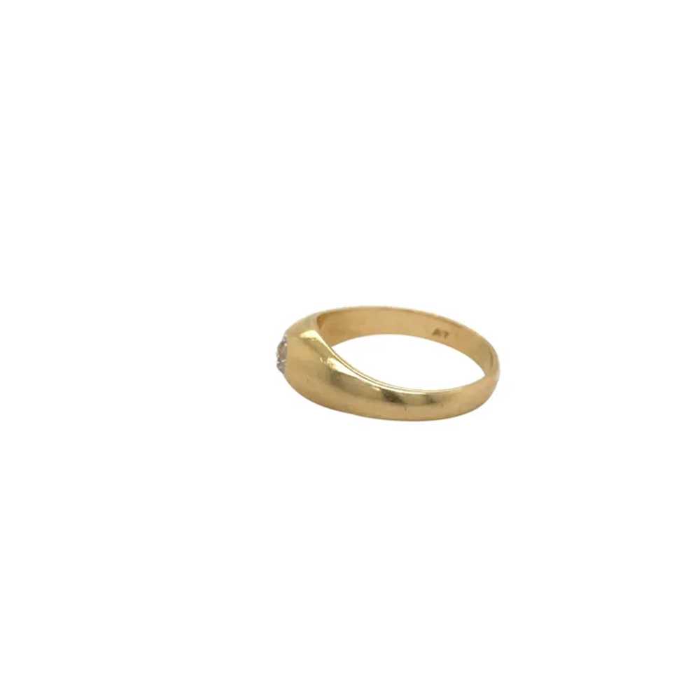 14K Yellow Gold Diamond Ring - image 2