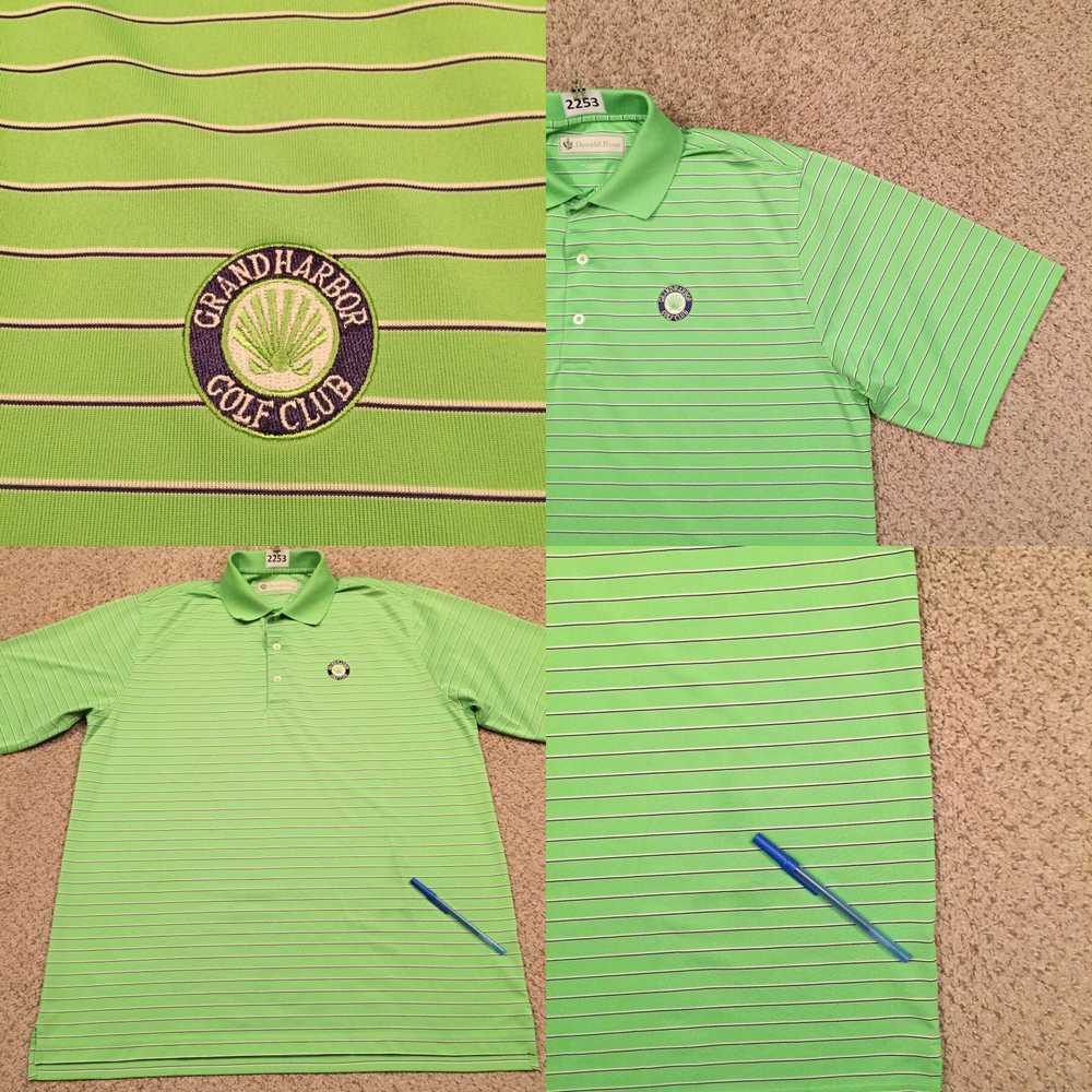 Vintage Donald Ross Polo Shirt Mens Large Green S… - image 4