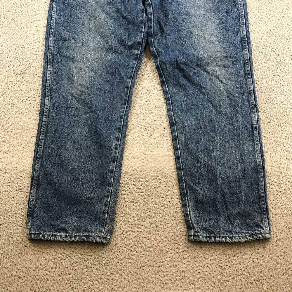 Vintage Cabelas Jeans Adult 38x30 Blue Denim Flan… - image 3