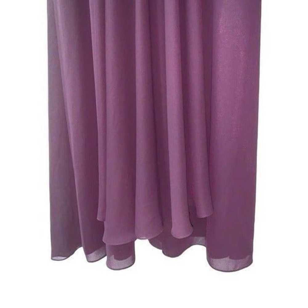 Michelangelo Womens Gown Dress Purple Maxi Stretc… - image 4