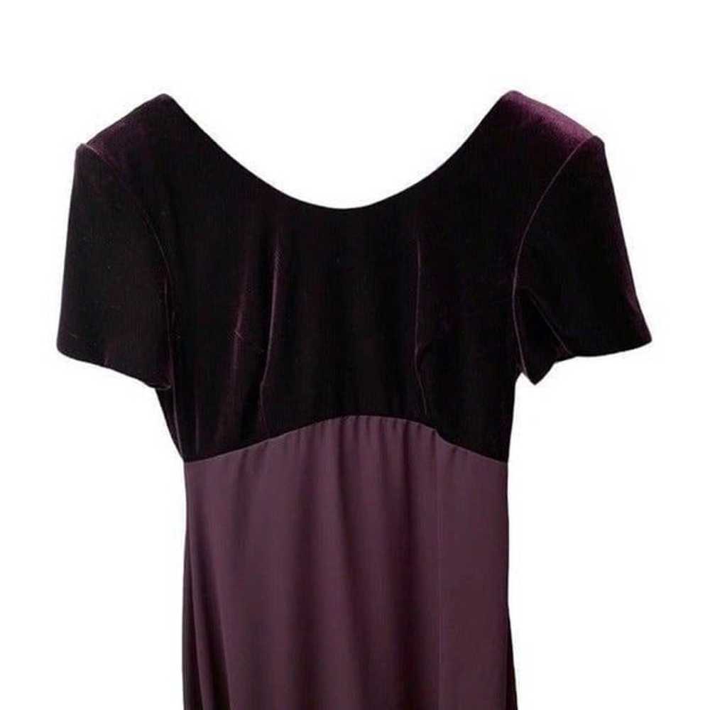 Michelangelo Womens Gown Dress Purple Maxi Stretc… - image 5