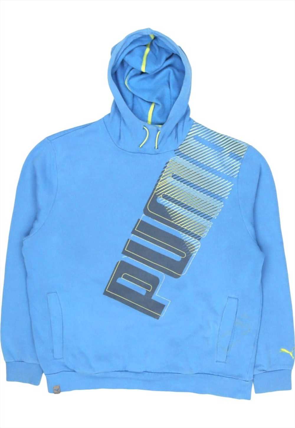 Vintage 90's Puma Hoodie Spellout Pullover - image 1