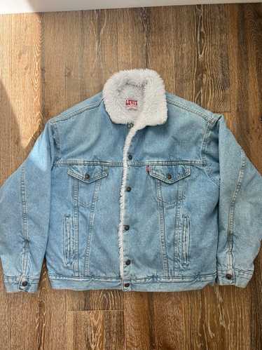 Levi's × Vintage Vintage Levis 527 Sherpa Denim T… - image 1