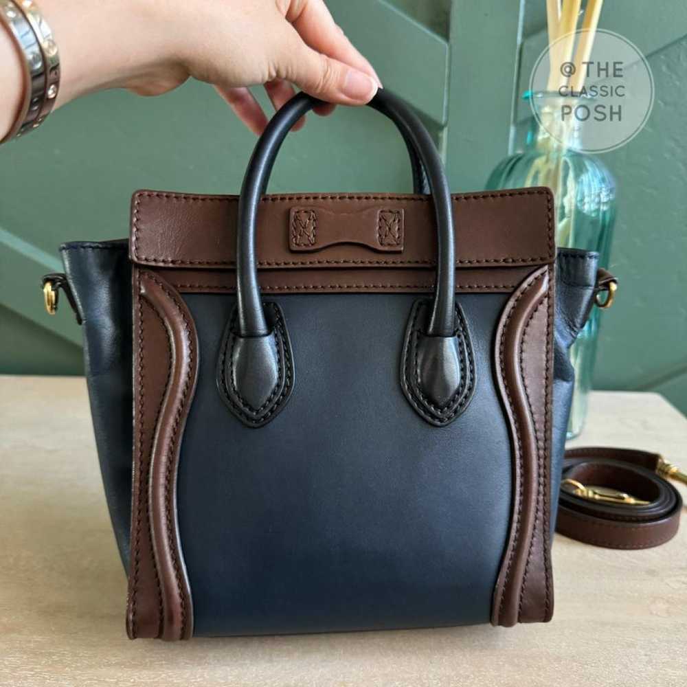 Celine Luggage leather handbag - image 2