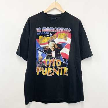 Vintage 90s Tito Puente Mambo King Graphic Rap T-S