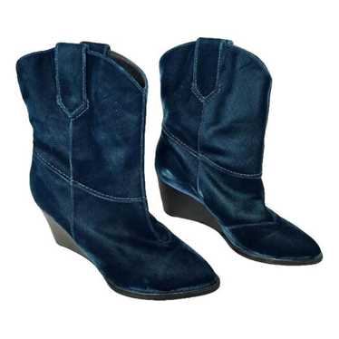 Robert Clergerie Velvet boots