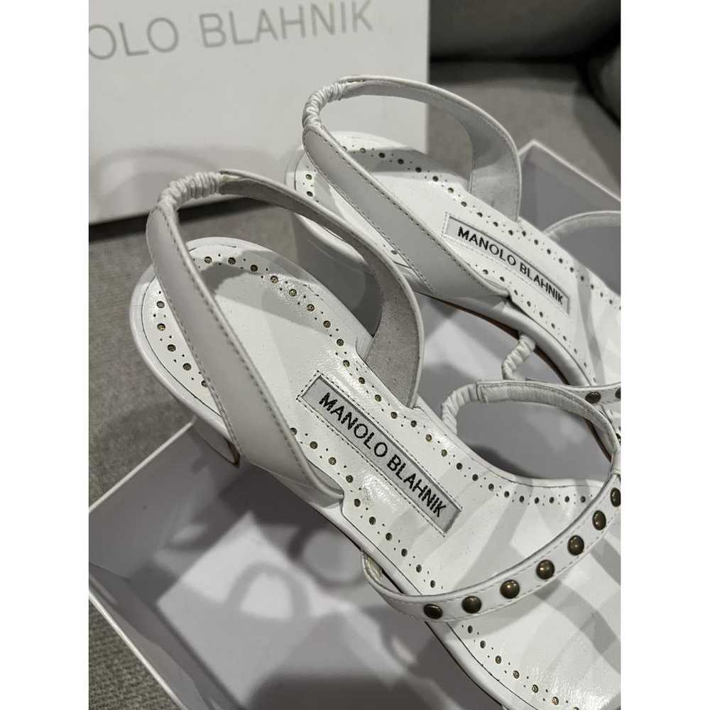 Manolo Blahnik Leather heels - image 2