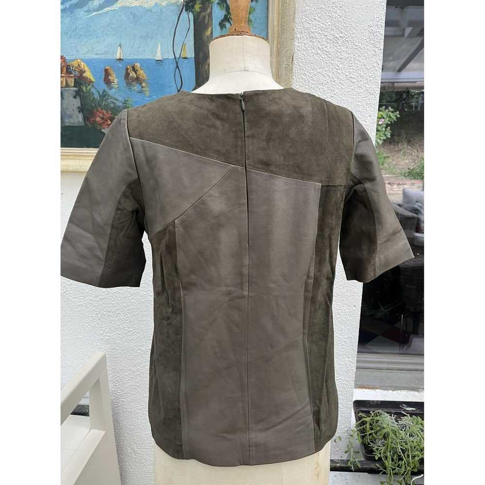 Bel Air Leather blouse - image 4